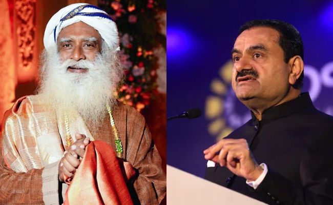 "Visionary": Sadhguru Praises Gautam Adani's Rs 10,000 Crore Donation Pledge