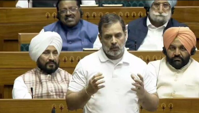 "Same Laundry List...": Rahul Gandhi In Parliament On President's Address