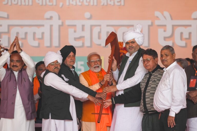 "Every Family Happy": PM Plays Up Budget Tax Breather At Delhi Poll Rally