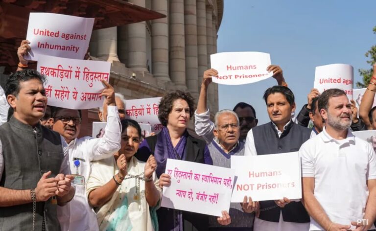 "Why Did PM Let This Happen": Priyanka Gandhi On Indians Deported In Shackles