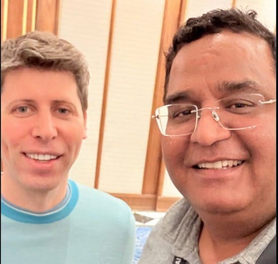 Pic: In Paytm CEO's Post Featuring Sam Altman, An AI Twist