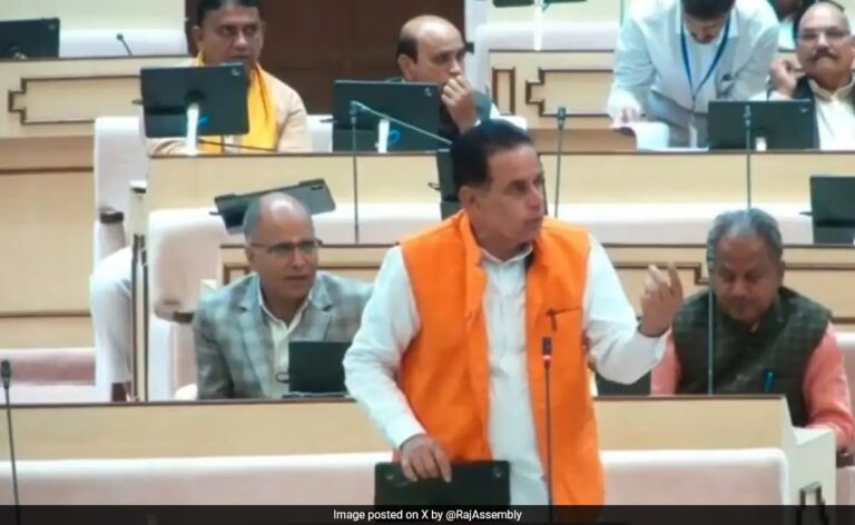 Rajasthan Law Minister Uses Cuss Word In Assembly, Apologises After Uproar