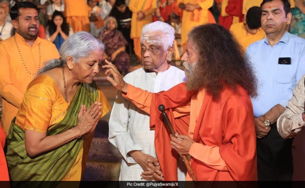 Maha Kumbh: Nirmala Sitharaman, Other BJP Leaders Take Holy Dip At Sangam