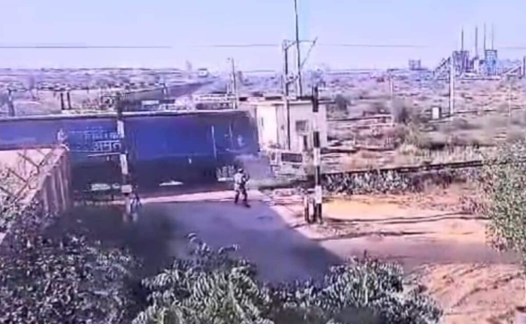Video - Stuck On Track, A Desperate Dash: Train Hits SUV In Rajasthan