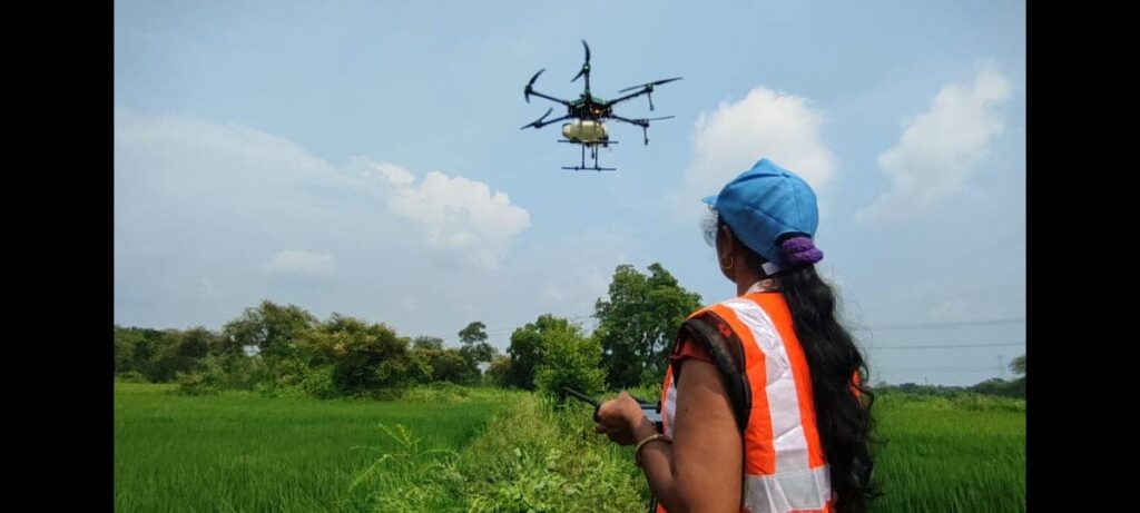 Women In Villages Pilot Farm Drones, Earning A Living And Some Independence