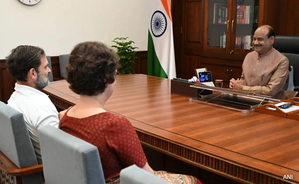 Rahul Gandhi, Priyanka Gandhi Meet Speaker Om Birla Amid Voter List Row