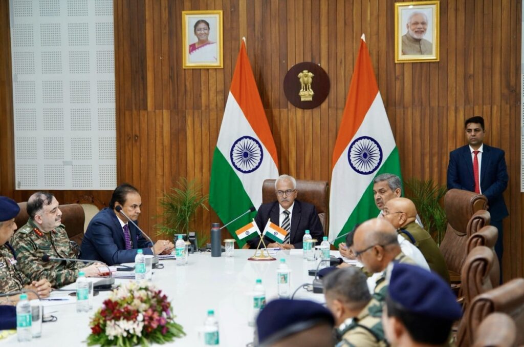 Manipur Governor Chairs Key Security Meeting Amid Push For Peace