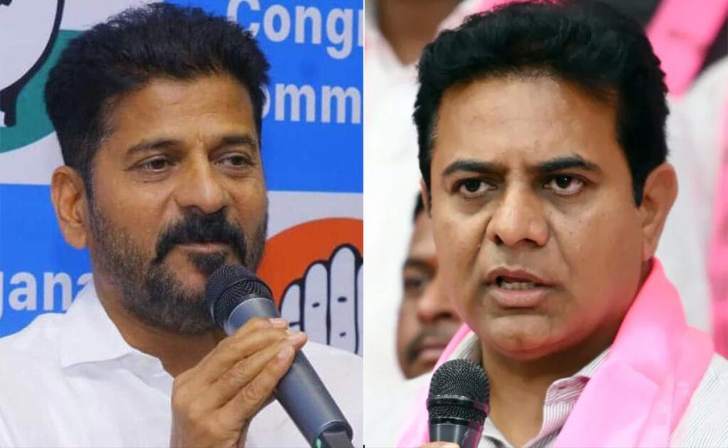 "This Mad Dog": Sparks Fly In Telangana As KTR, Revanth Reddy Face-Off