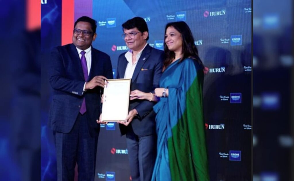 Adani Realty Crowned Visionary Real Estate Brand At Grohe Hurun India Conclave 2025