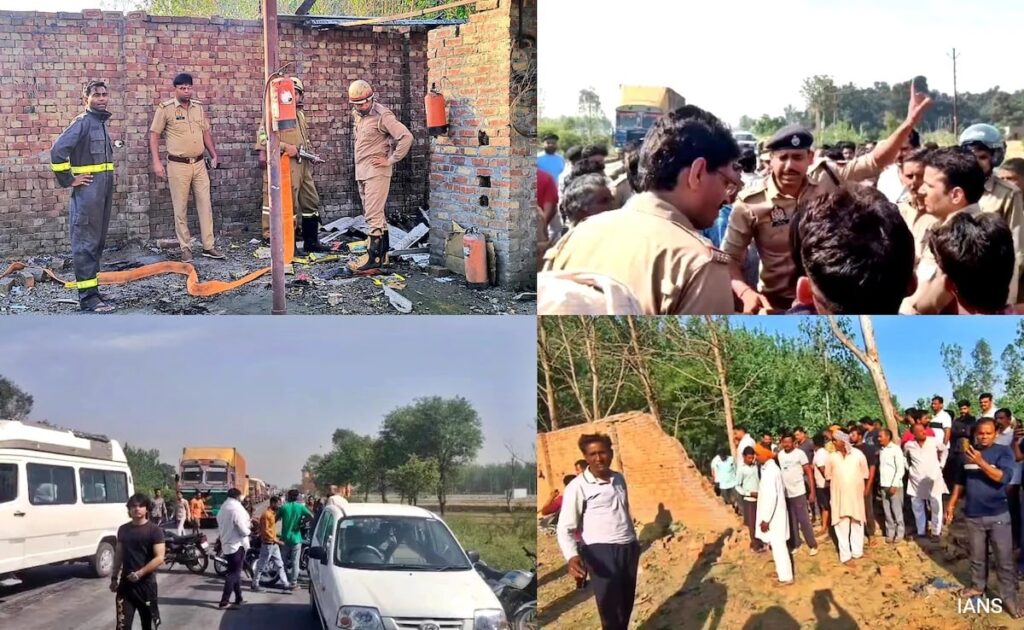3 Workers Die In Fire After Massive Explosion At Firecracker Factory In UP