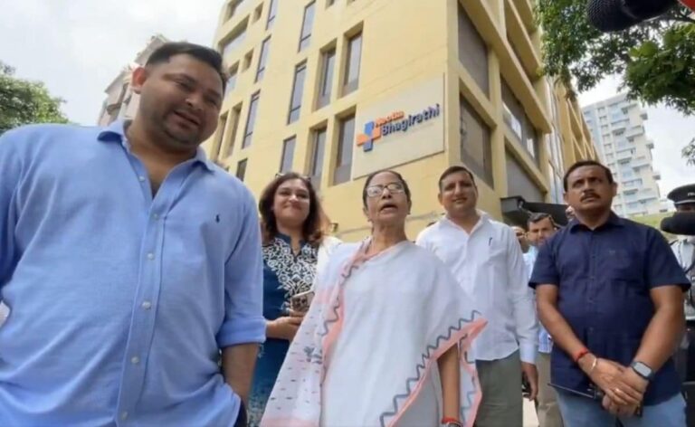 "Child Came With Good Wishes": Mamata Banerjee Visits Tejashwi Yadav