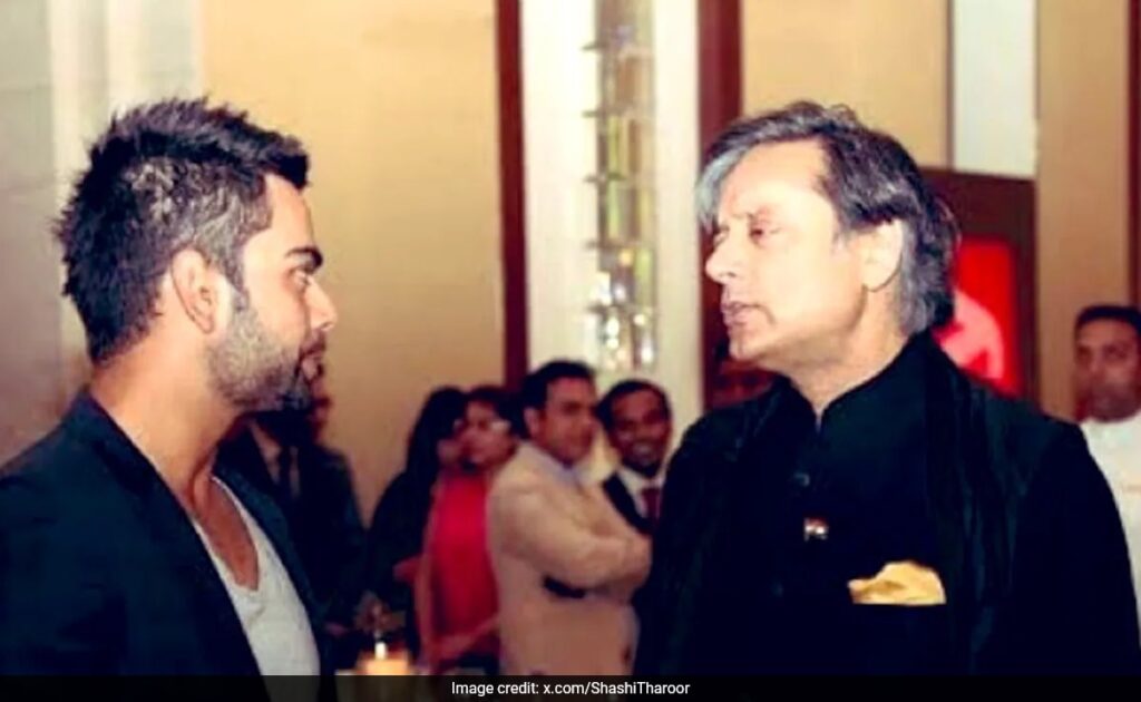 Shashi Tharoor Recalls When He Met The "Immortal" Virat Kohli Face-To-Face