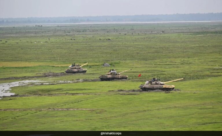 Video: Indian Army's Tanks, Mechanised Infantry Roll Out At Firing Range