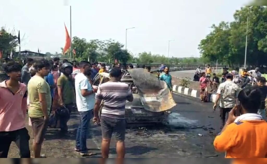 Car Explodes In Jharkhand's Jamshedpur, Driver Burnt To Death