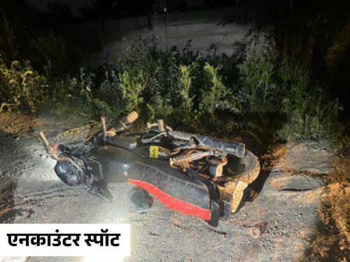 यूपी में लॉरेंस विश्नोई का शार्प शूटर एनकाउंटर में ढेर:2 घंटे मुठभेड़, 14 राउंड फायरिंग, सीने में गोली लगी; दरोगा-सिपाही भी घायल