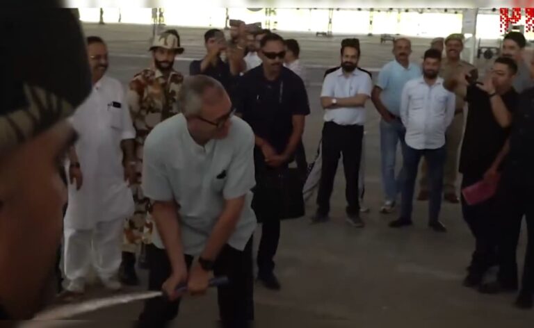 Watch: Omar Abdullah Plays Cricket With People Displaced By Pak Shelling