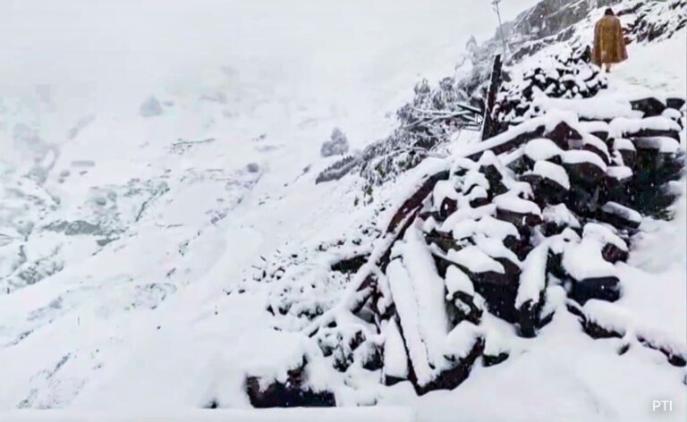 Fresh Snowfall Blankets Higher Reaches Of Kashmir