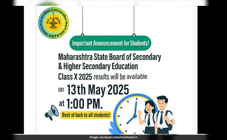 Maharashtra SSC Result 2025: Marksheets On May 13, Here's How To Check Online