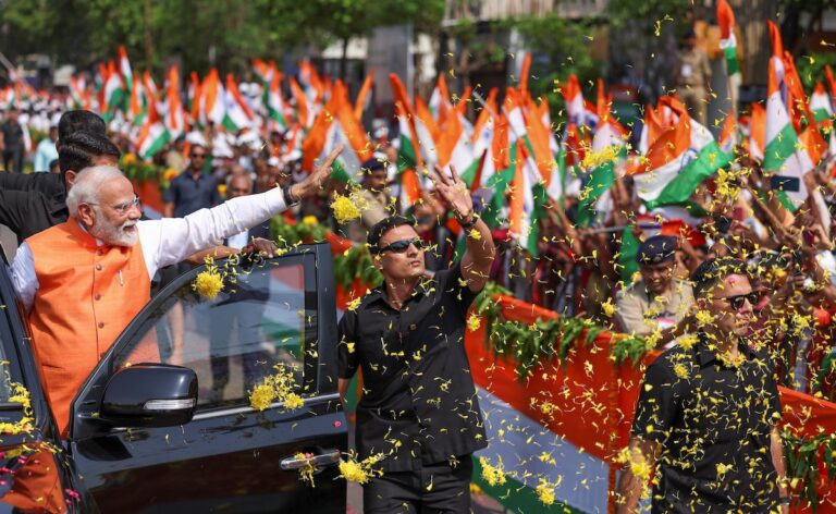 In Pics: PM Modi Holds Mega Roadshow In Vadodara, First After Op Sindoor