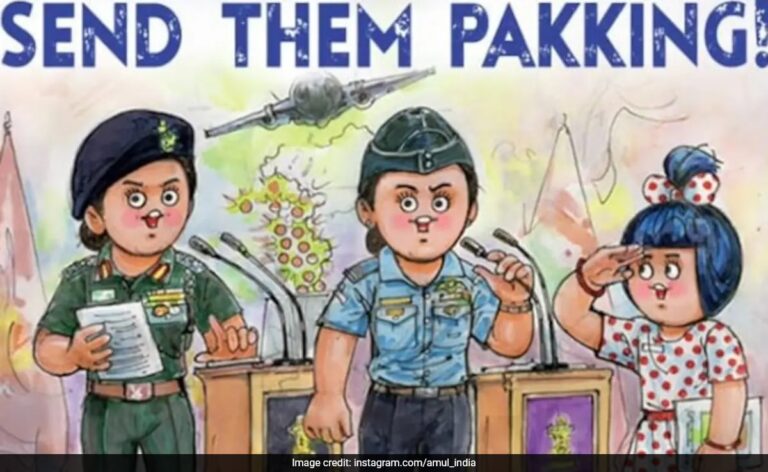 "Proudly Indian": Amul Praises Women Officers Who Led Op Sindoor Briefing