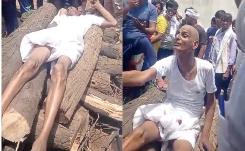 Man Fights With Brother Over Dead Mother's Silver Bangles, Lays Down On Pyre