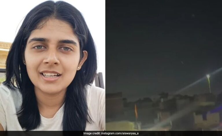 "Very Scary": Actress Aishwarya Raj On Witnessing Pak Drones In Jaisalmer