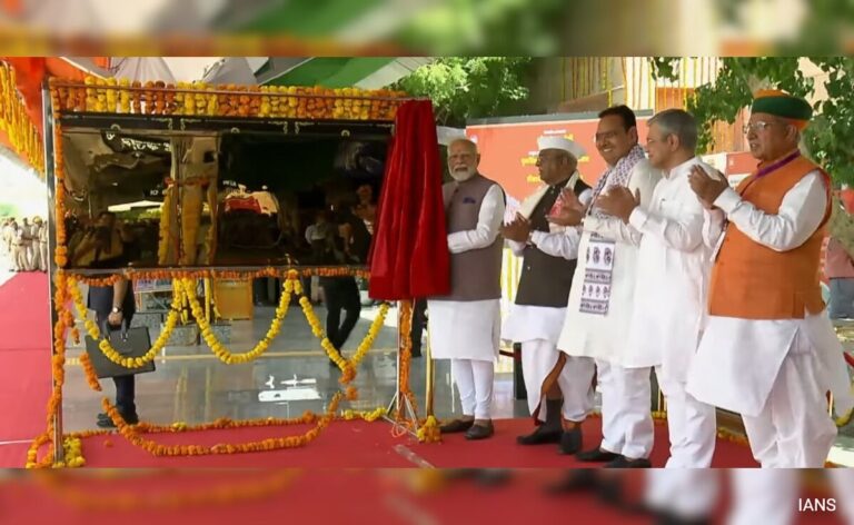 PM Modi Inaugurates Redeveloped Amrit Bharat Deshnoke Railway Station In Rajasthan