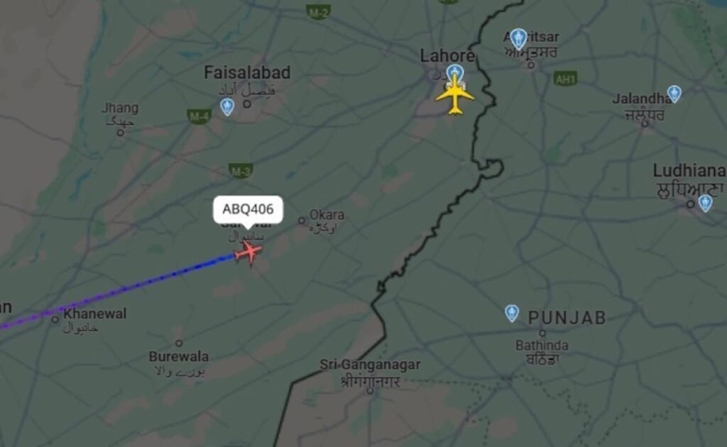 2 Commercial Flights Seen Near Lahore Amid Drone Attack, Likely Used As Shield