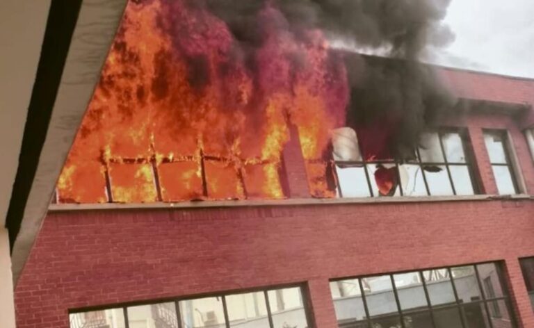 Video: Huge Fire Erupts At Delhi College, 11 Fire Engines At Spot