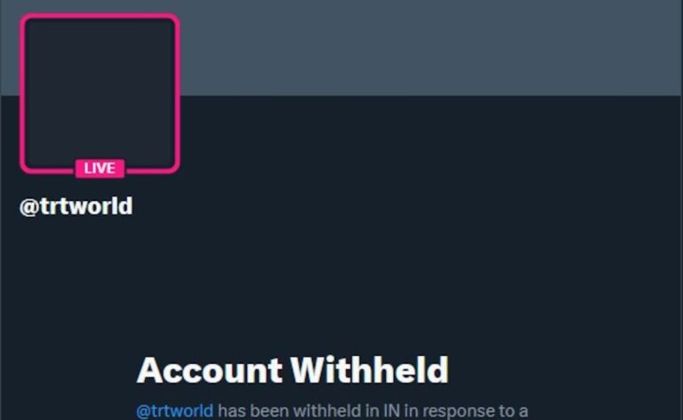 India Blocks X Account Of Turkish State Media Outlet TRT World