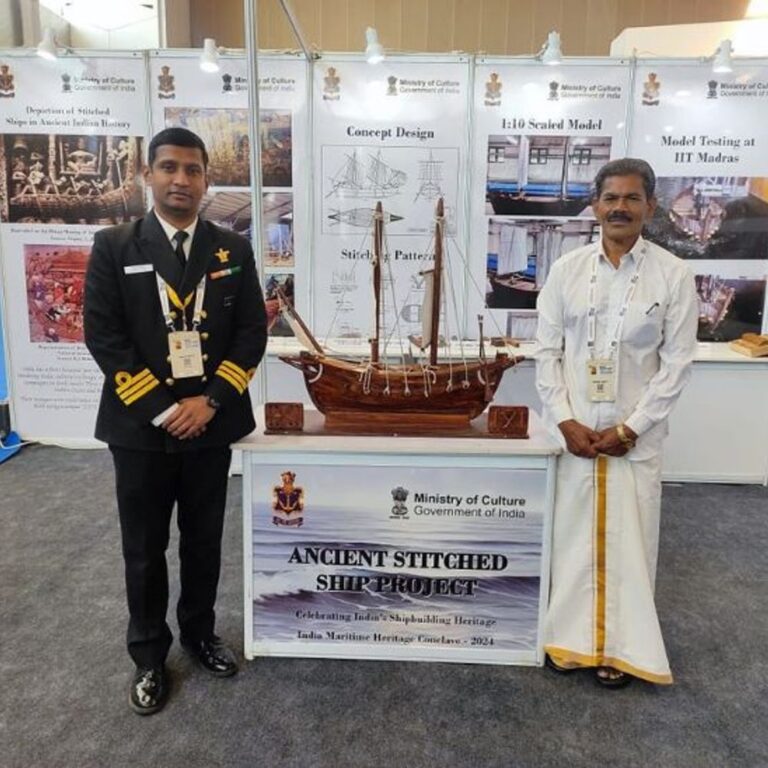 नेवी के बेड़े में आज शामिल होगा सिला हुआ शिप:प्राचीन सिलाई तकनीक से बना; अजंता पेंटिंग से प्रेरित 5वीं शताब्दी के जहाज का नया रूप