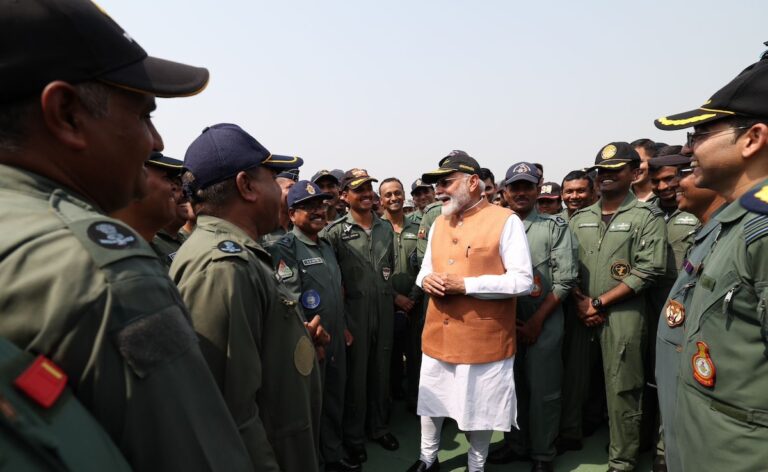 "India Is Eternally Grateful": PM Modi Visits Soldiers At Adampur Airbase