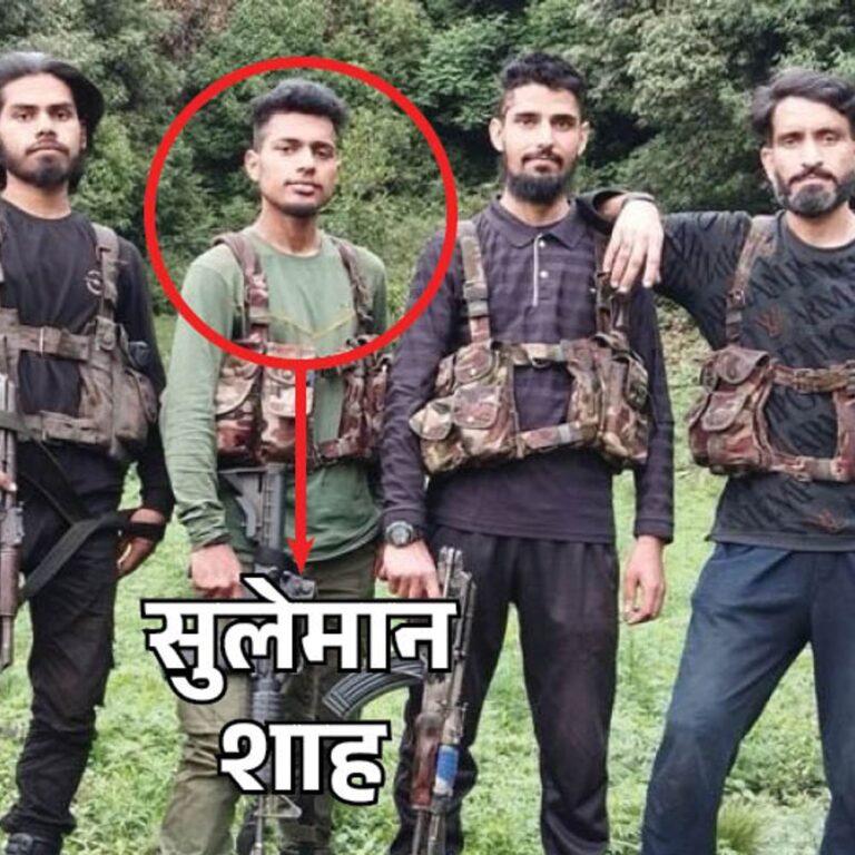 पहलगाम हमला- गिरफ्तार आरोपियों ने एक आतंकी पहचाना:कश्मीर पुलिस ने इसका स्कैच-फोटो जारी नहीं किया था; कल दो मददगार अरेस्ट हुए थे