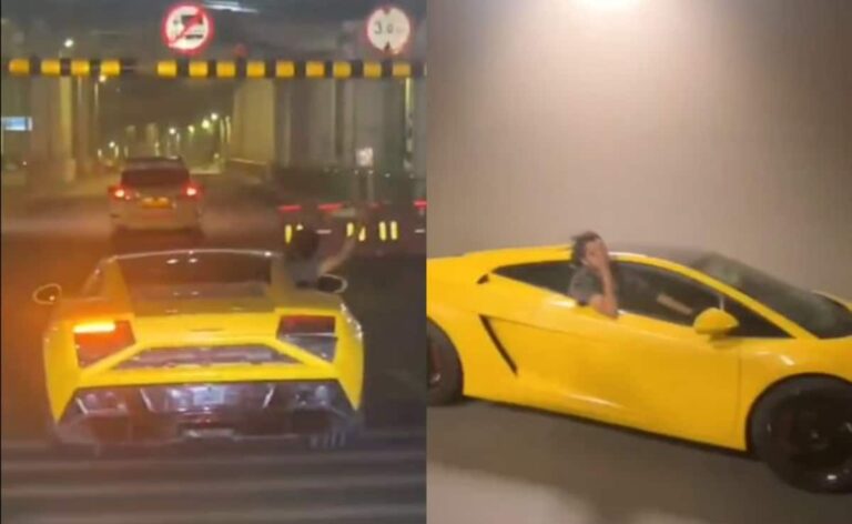 Video: Gurugram Man's Dangerous Stunts In Rs 6 Crore Lamborghini