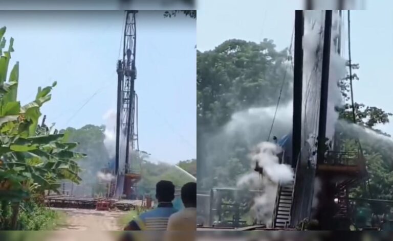 Gas Gushes From Assam ONGC Well For 2nd Day, Ops To Control Flow Continue