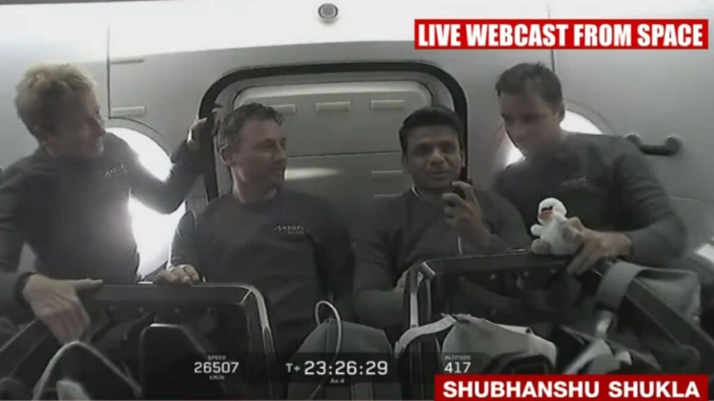 "Wasn't Feeling Great When Shot Into Vacuum": Shubhanshu Shukla In Space