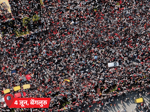 बेंगलुरु भगदड़- RCB-DNA की याचिका पर सुनवाई 12 जून को:आपराधिक मामला रद्द करने की अपील की; फ्रेंचाइजी का दावा- हमें फंसाया गया