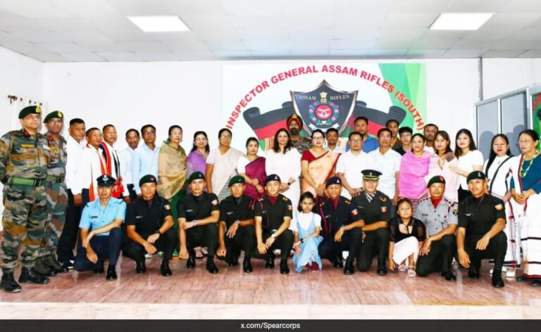 Humble Beginnings To Serving Nation: Assam Rifles Felicitates 9 Newly Commissioned Officers From Manipur
