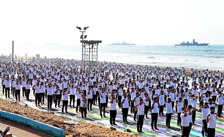 Vizag Yoga Event Creates New Guinness World Record With 3 Lakh Attendees