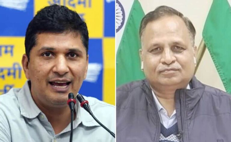 AAP's Saurabh Bharadwaj, Satyendar Jain Charged In Corruption Case