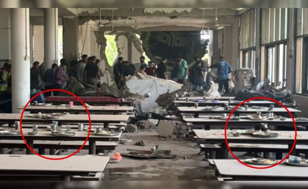 At Doctors' Hostel Where Air India Plane Crashed, Uneaten Food On Tables