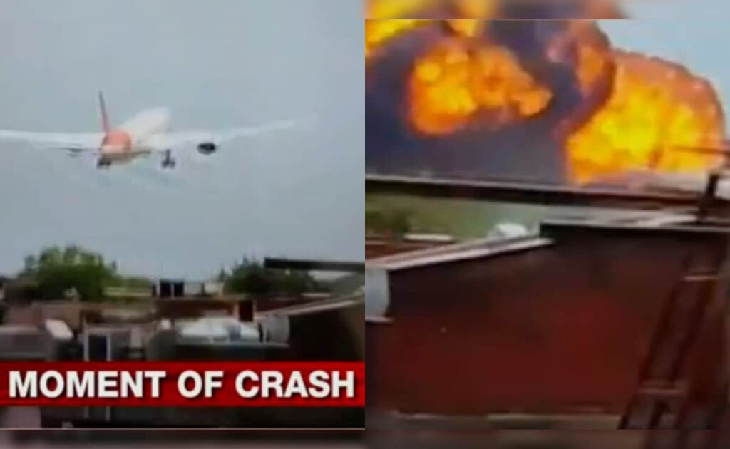 Video Shows Moment Air India Ahmedabad-London Plane Crashed After Takeoff