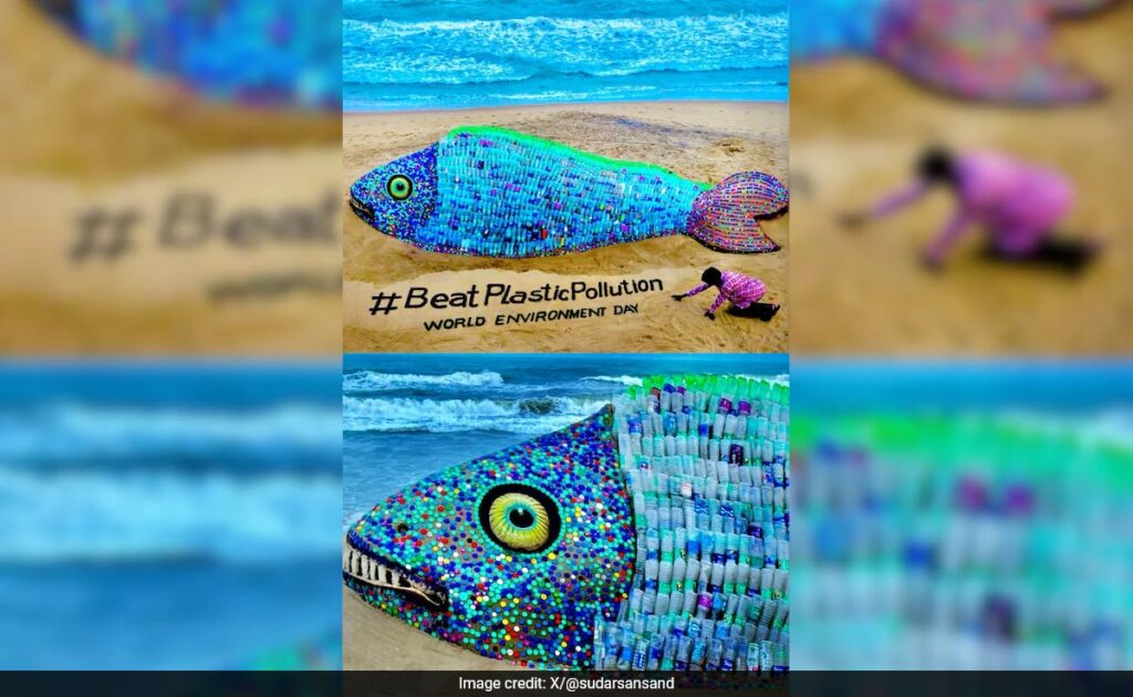 World Environment Day: Sand Artist Sudarsan Pattnaik's Message On Plastic Pollution