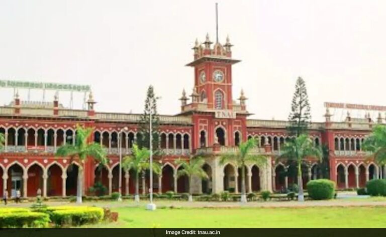 Tamil Nadu Agricultural University 2025 Rank List Released, Direct Link Here