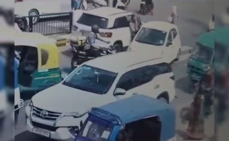 Video: Cop, Driving On Wrong Side, Slaps Colonel In Front Of Wife, Daughter In Lucknow