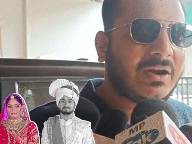 जिस फ्लैट में रुकी सोनम, उसका मालिक सामने आया:इंदौर में कहा-विशाल के नाम से हुआ एग्रीमेंट; 29 मई को 51 हजार किराया दिया