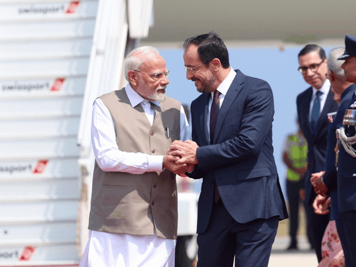 मोदी के साइप्रस दौरे का दूसरा दिन:राष्ट्रपति भवन में स्वागत किया जाएगा, मीटिंग में हिस्सा लेंगे; फिर कनाडा रवाना होंगे
