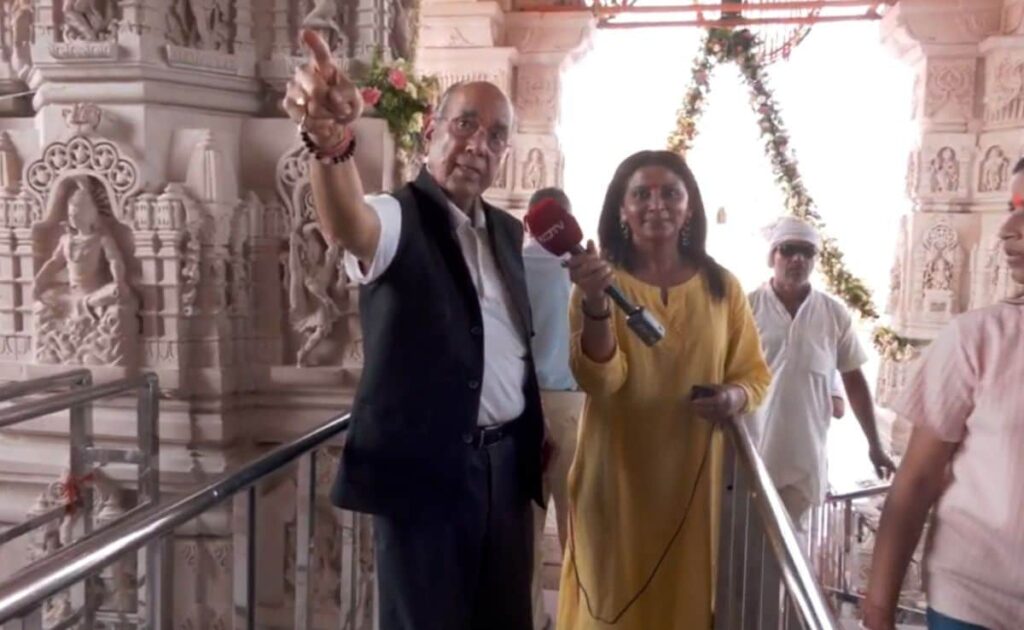 Video: Nripendra Misra Gives NDTV Exclusive Tour Of New Portion Of Ram Temple