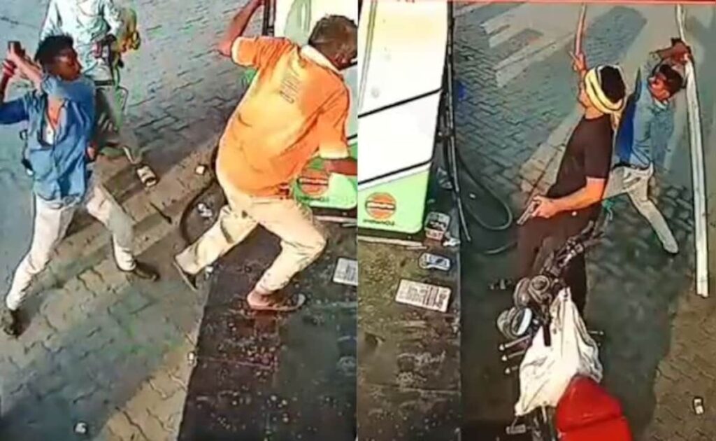 Video: Bihar Petrol Pump Damaged, Staff Thrashed. 4 Men Allege Meter Began At Rs 10