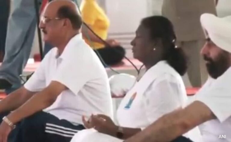 Watch: President Droupadi Murmu Joins Yoga Day Celebrations In Uttarakhand